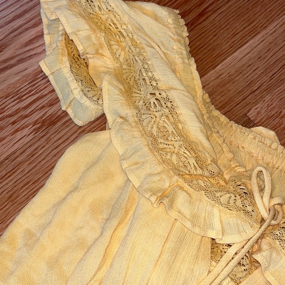 NWT Free People Endless Summer Moonlight Ocean Maxi Dress Size Med Sunset Gold - Picture 8 of 10